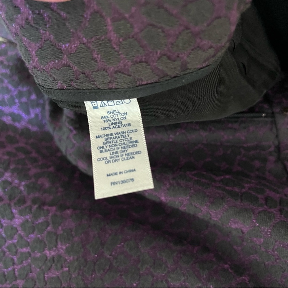 Purple Patterned Pants - image 3